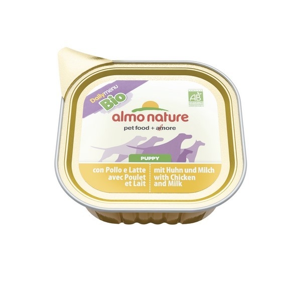Almo Nature DailyMenu BIO Puppy met Kip & Melk 300 g, 100 g