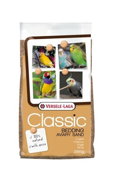 Versele Laga Classic Bedding Aviary Sand 25 kg met korting aantrekkelijk en goedkoop kopen