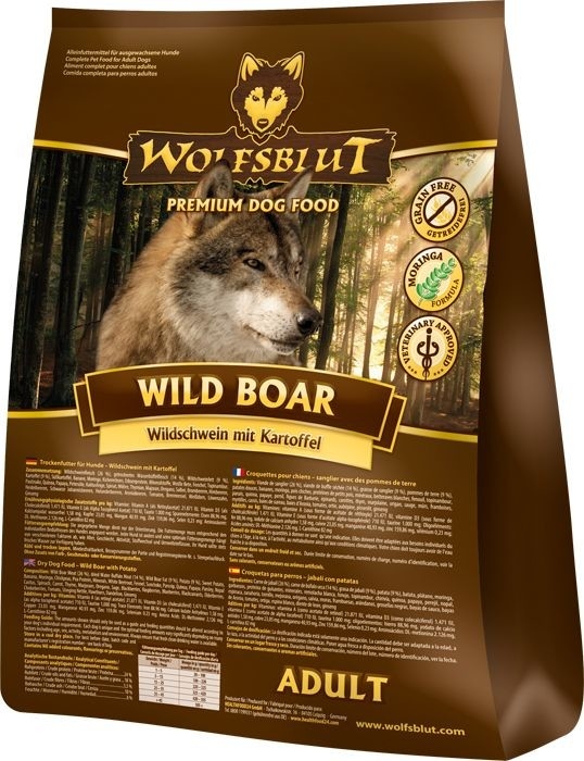Wolfsblut Wild Boar Adult con Jabalí y Patata 500 g, 2 kg, 15 kg