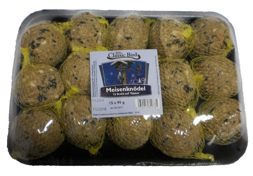 Classic Bird Titmice Dumplings in Tray 95 g kjøp billig med rabatt
