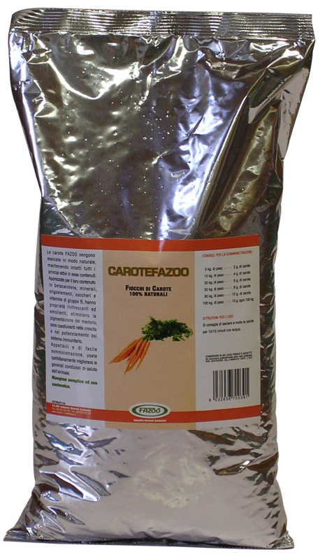 Fazoo 100% Granos de Zanahoria Naturales 3 kg, 1 kg