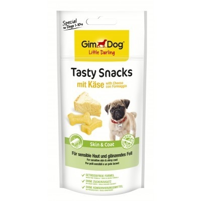 GimDog Tasty Snacks com Queijo + Skin&Coat 40 g Compre a bom preço com desconto