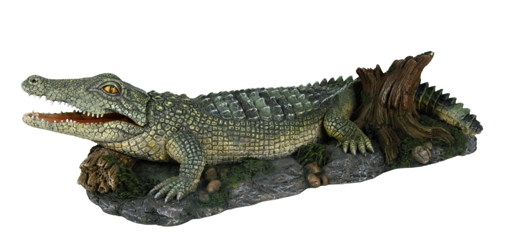 Trixie Krokodil met Luchtpompaansluiting Donkergroen 26 cm met korting aantrekkelijk en goedkoop kopen