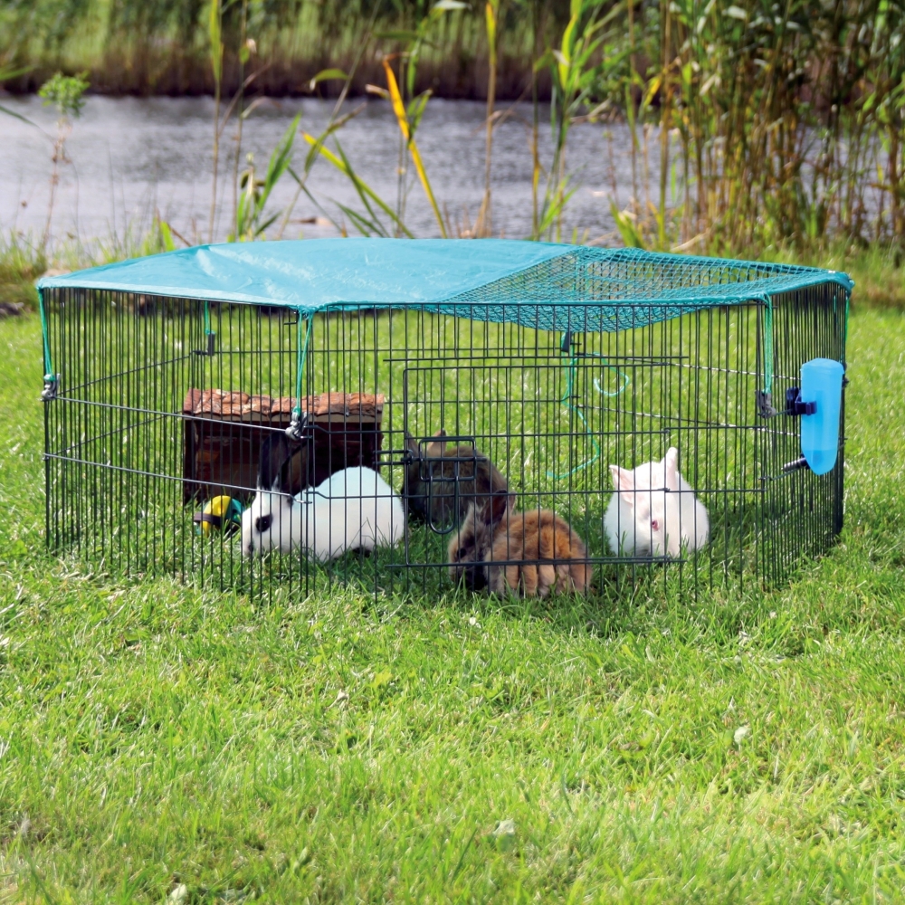 Trixie Jungtiergehege mit Schutznetz ø116×38 cm