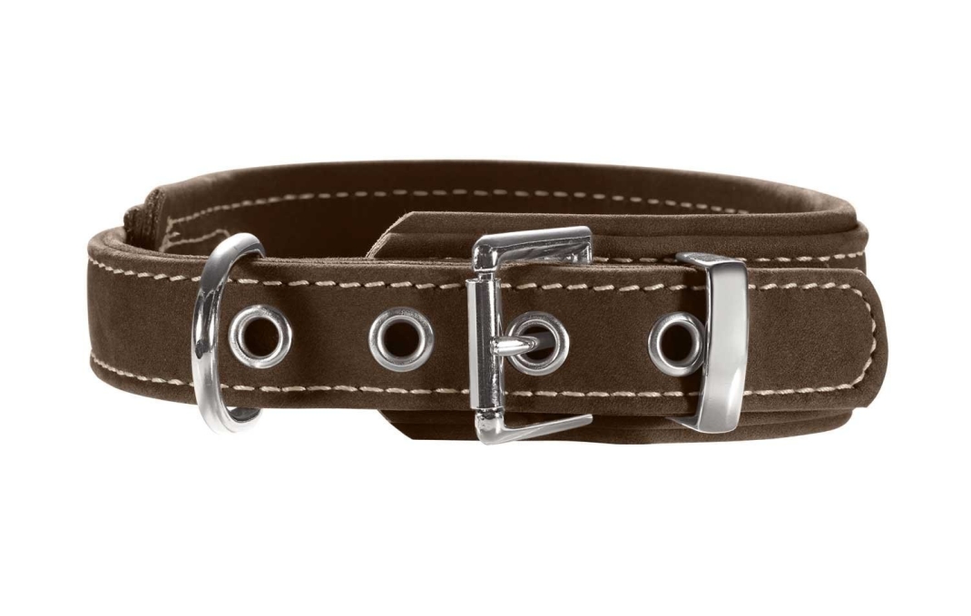 Hunter Halsband Hunting Comfort Nubuck Bruin 33-40 cm met korting aantrekkelijk en goedkoop kopen