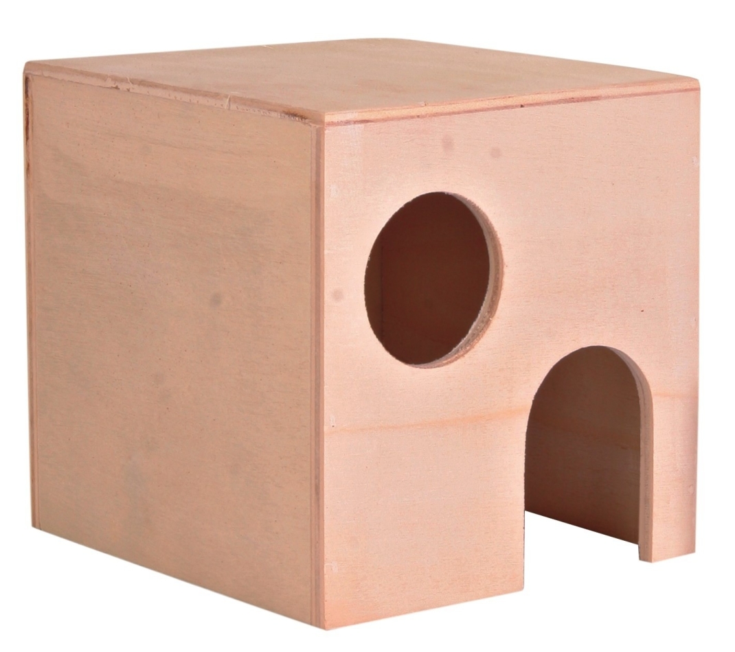 Trixie Hamsterhaus, Holz 10×10×11 cm