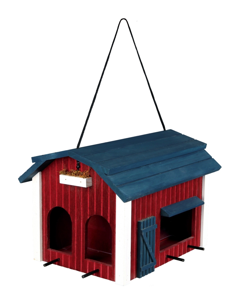Trixie Voederhuis Schuur om op te hangen, hout 24×22×32 cm met korting aantrekkelijk en goedkoop kopen