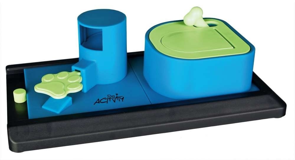 Trixie Dog Activity Juego Interactivo Poker Box Vario Azul claro 32×17 cm cm