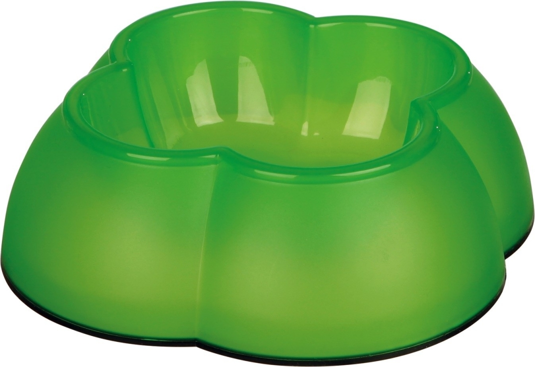 Trixie Comedero Plástico con Anillo de Goma 250 ml 15 cm