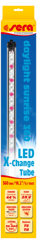 Sera LED X-Change Tube Daylight Sunrise 360 met korting aantrekkelijk en goedkoop kopen