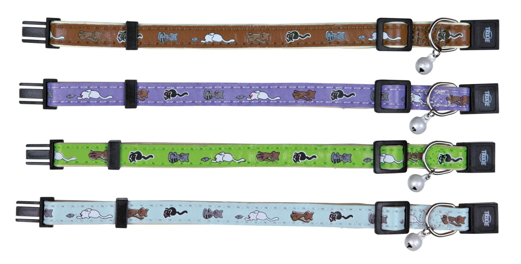 Trixie Collar para Gatos, Ecopiel