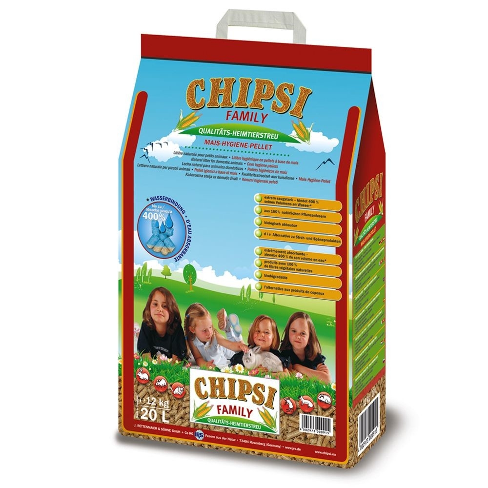 Chipsi Family Pellets de Maíz 12 kg
