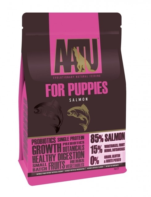 AATU For Puppys - 85/15 Salmão 5 kg, 1.5 kg