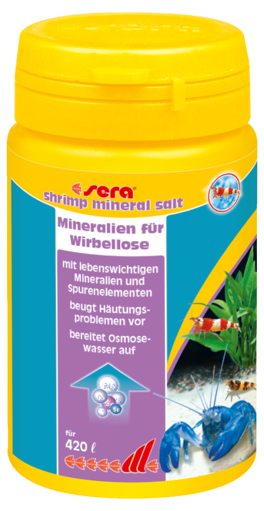 Sera Shrimp Mineral Salt 105 g met korting aantrekkelijk en goedkoop kopen
