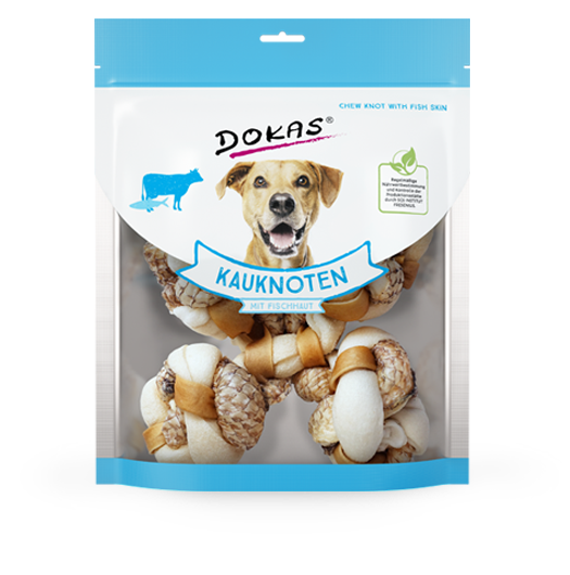 Dokas Nudos Masticables con Piel de Pescado 250 g