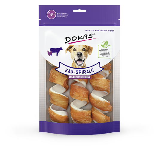 Dokas Spirale da Masticare con Petto di Pollo 110 g con uno sconto