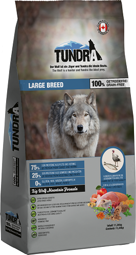 Tundra Dog Large Breed 750 g, 3.18 kg, 11.34 kg