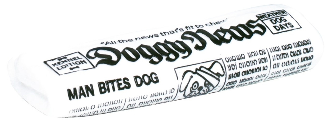Trixie Doggy News Dagblad, vinyl Wit 18 cm met korting aantrekkelijk en goedkoop kopen