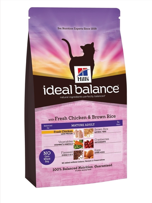 Hill's Ideal Balance Feline Mature Adult 300 g, 2 kg