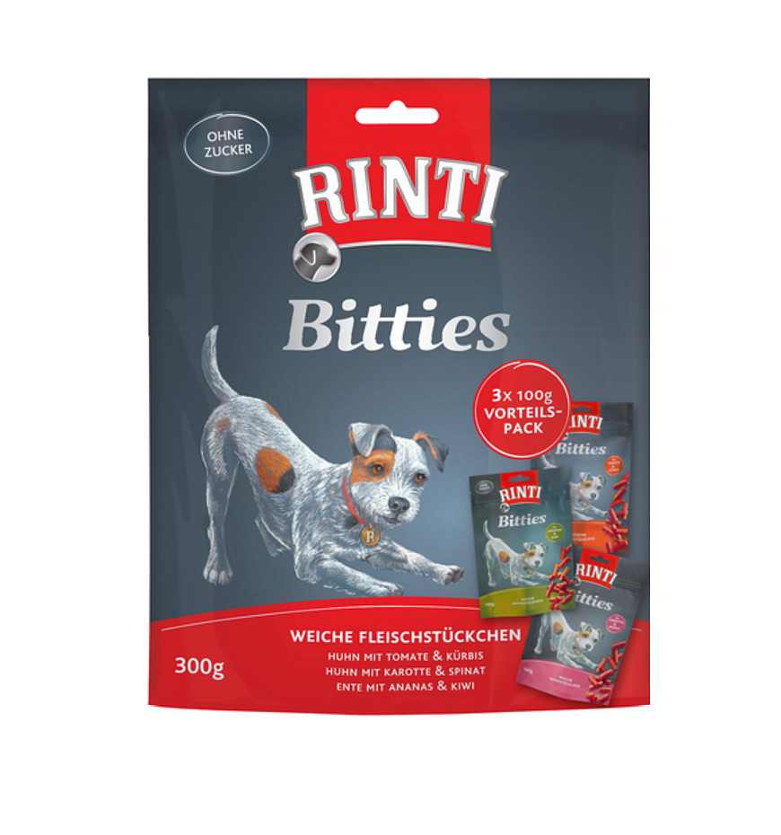 Rinti Bitties Multipack 3x100 g con uno sconto