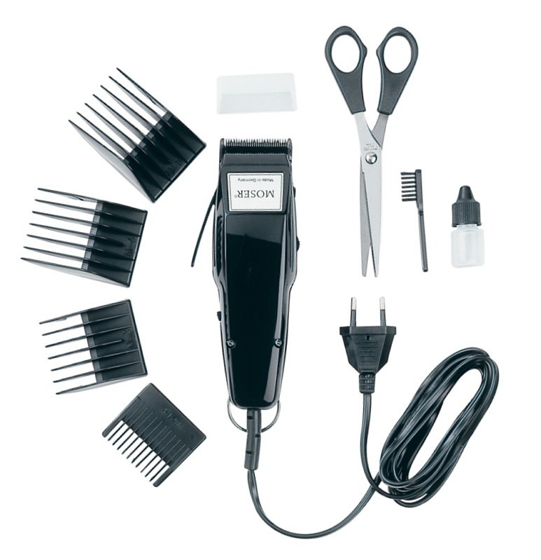 Moser Animalline 1400 Set de Máquina de Afeitar para Animales Negro