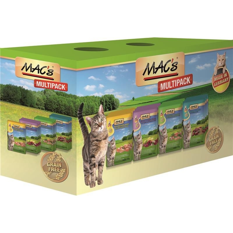 MAC's Pouchpack Multipack con carne 12x100 g