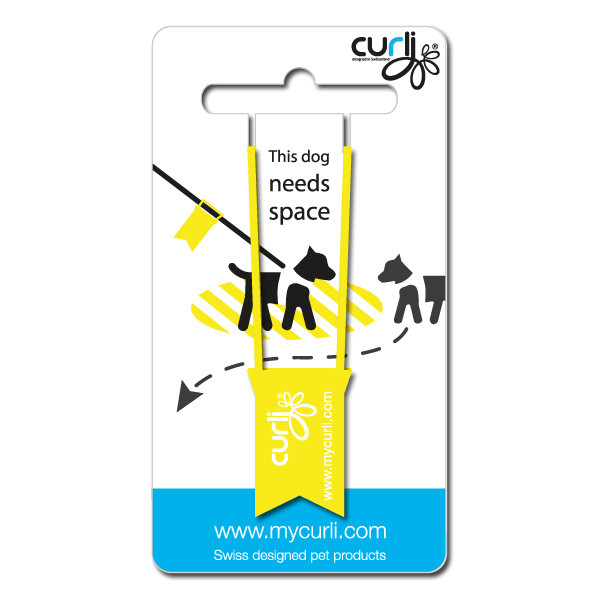 Curli Yellow Dog Tag