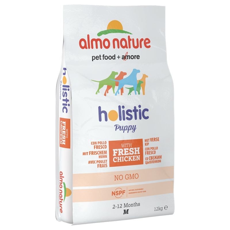 Almo Nature Holistic Puppy Medium met Kip 2 kg, 12 kg